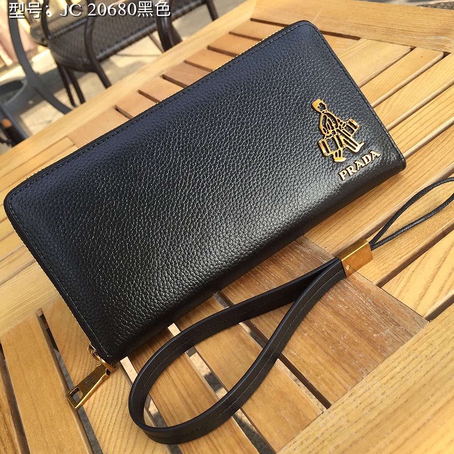 GH-JC20680　PRADA2015年男性用　手持ち財布　カーフ