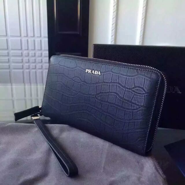 商品名称：YH-N5431 2016年プラダ新品ファスナー財布　クロエダイル