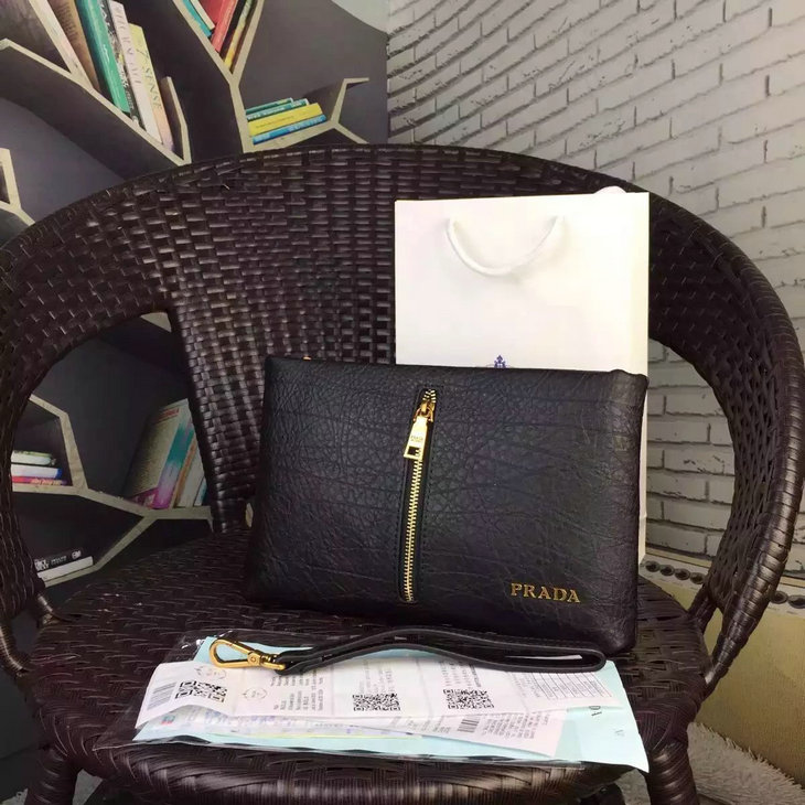 プラダ　FY-N6234　2016年新入荷　手持ち財布　レザー
