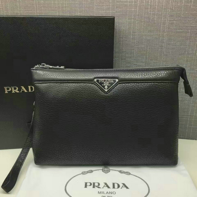 商品名称：プラダ　LFH1-0633　2016年新品　手持ち鞄　メンズ　カーフレザー