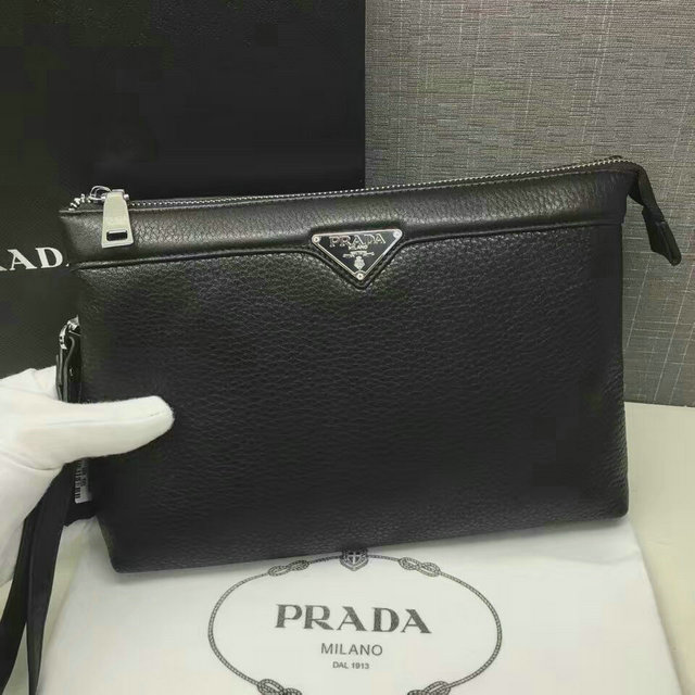 商品名称：プラダ　LFH2-0633　2016年新品　手持ち鞄　メンズ　カーフレザー
