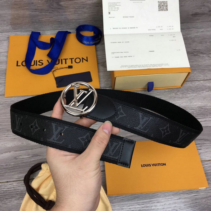 商品名称：ルイヴィトン  LOUISVUITTON 057-M0116 2018年最新作 ベルト レザー 黒 メンズ