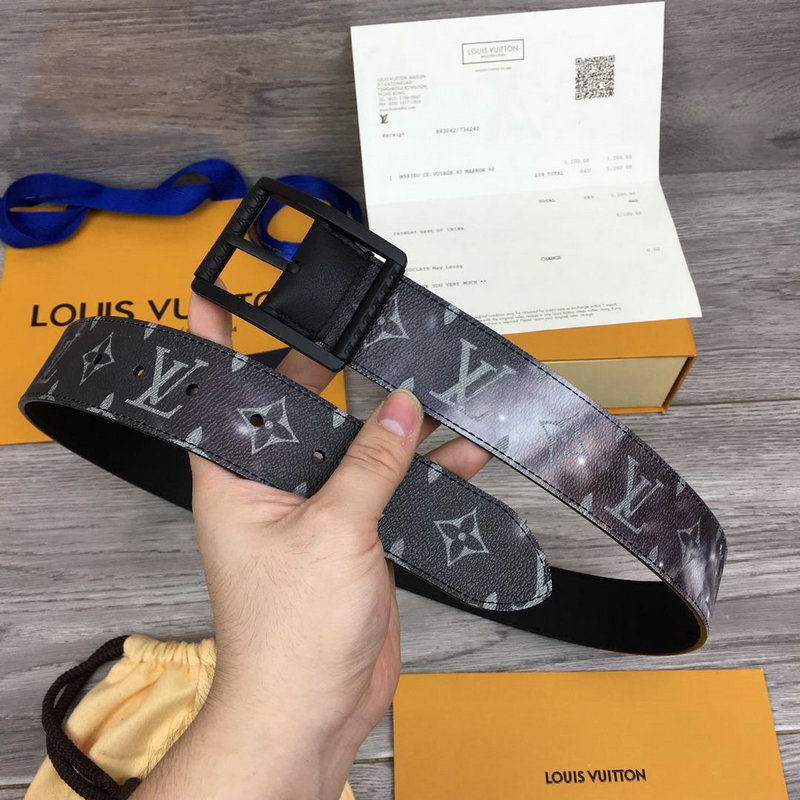 商品名称：ルイヴィトン  LOUISVUITTON 057-M0132K 2018年最新作 ベルト レザー 黒 メンズ