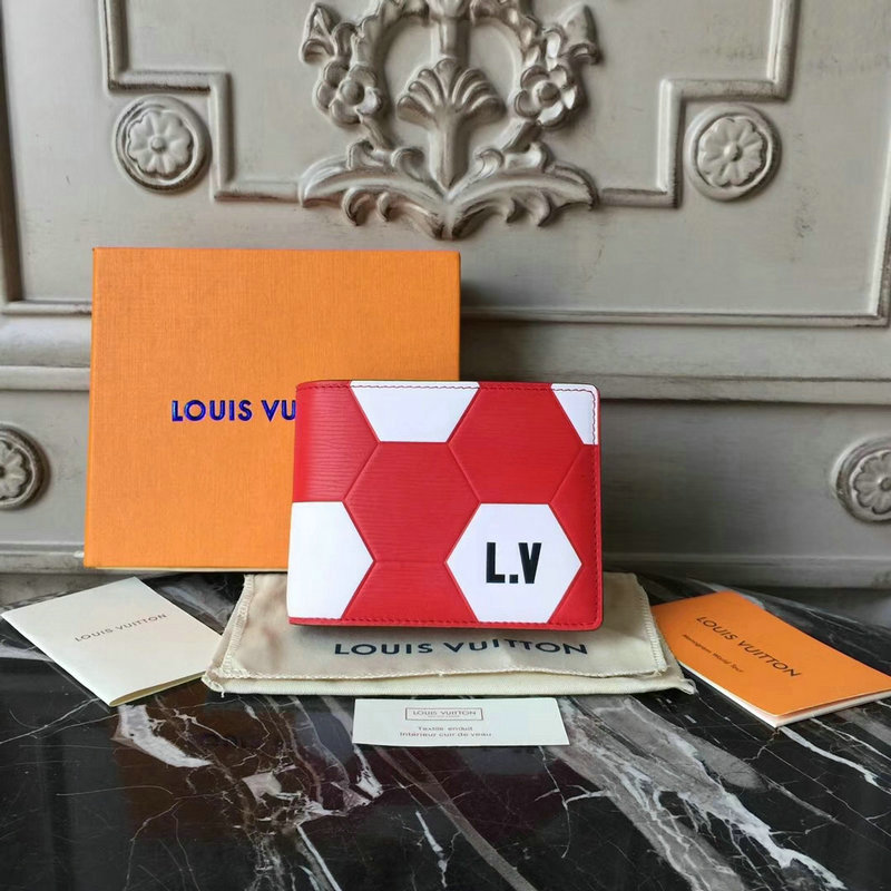 ルイヴィトン　057-M63228　2018年新品　ポルトフォイユ・スレンダー　二つ折り短財布