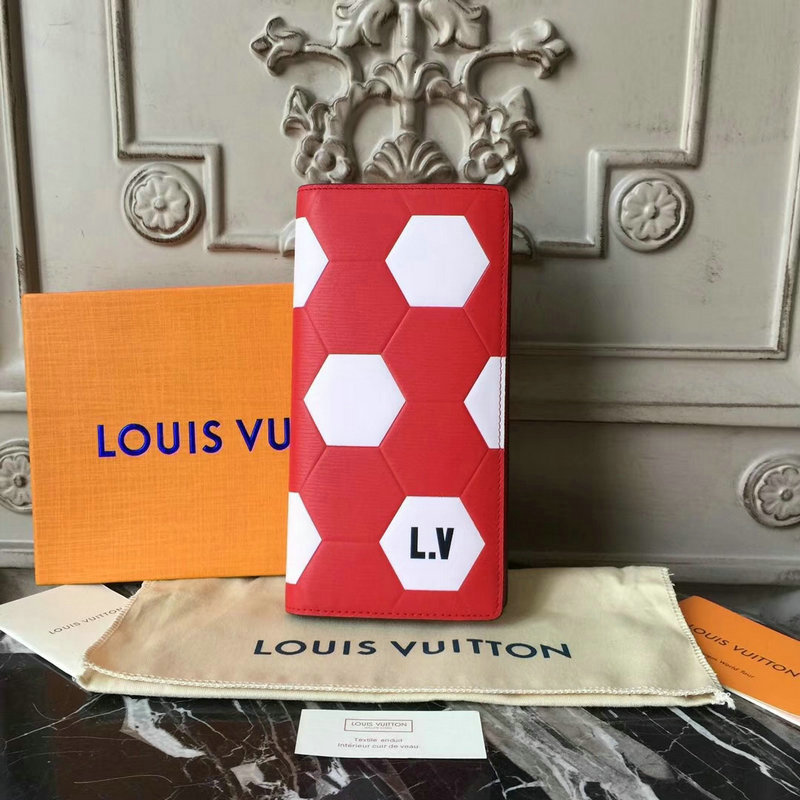 ルイヴィトン　057-M63230　2018年新品　ポルトフォイユ・ブラザ　二つ折り長財布