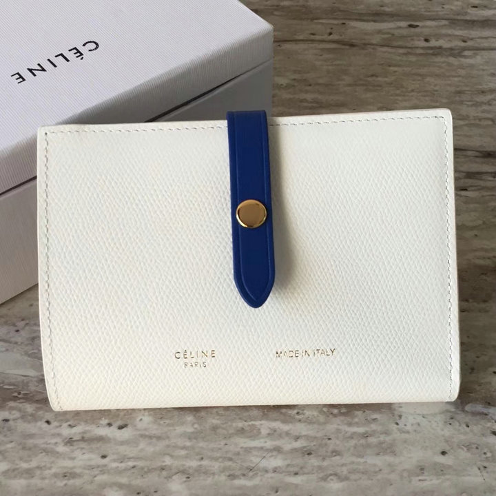 セリーヌ　DD-CE1131BS　2018年最新作　二つ折り財布　カードポケット付き