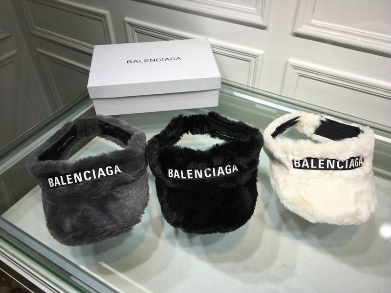 商品名称：バレンシアガ BALENCIAGA  CT-BAM18006 2018/2019年最新作 帽子 サンバイザー ファー カシミヤ 3色