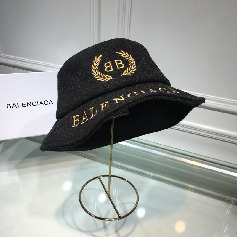 商品名称：バレンシアガ BALENCIAGA CT-BAM18008 2018/2019年最新作 帽子 サファリハット 男女兼用 カシミヤ 黒
