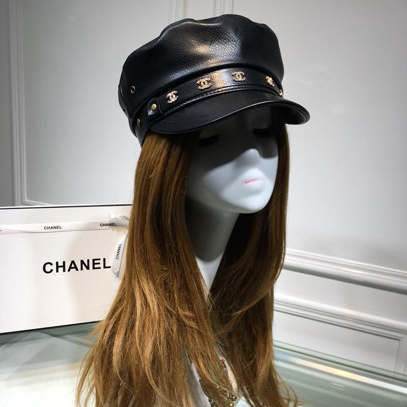 シャネル CHANEL CT-CHM18022 2018/2019年最新作 帽子 ミリタリーキャップ 男女兼用 水洗羊革