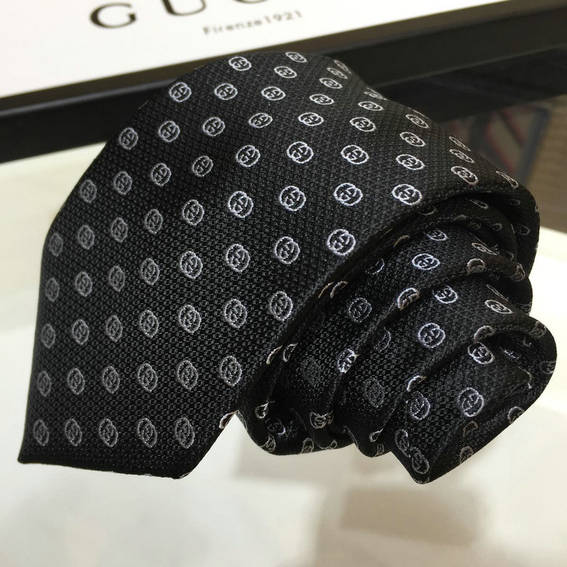 グッチ GUCCI  AN-LDGG19004 2019年最新入荷 GGパターン付き ネクタイ シルク