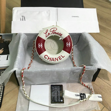 シャネル CHANEL  JS-CH0209J 2019年最新入荷 チェーン クラッチ 斜め掛けショルダーバッグ 浮き輪 ラウンドバッグ
