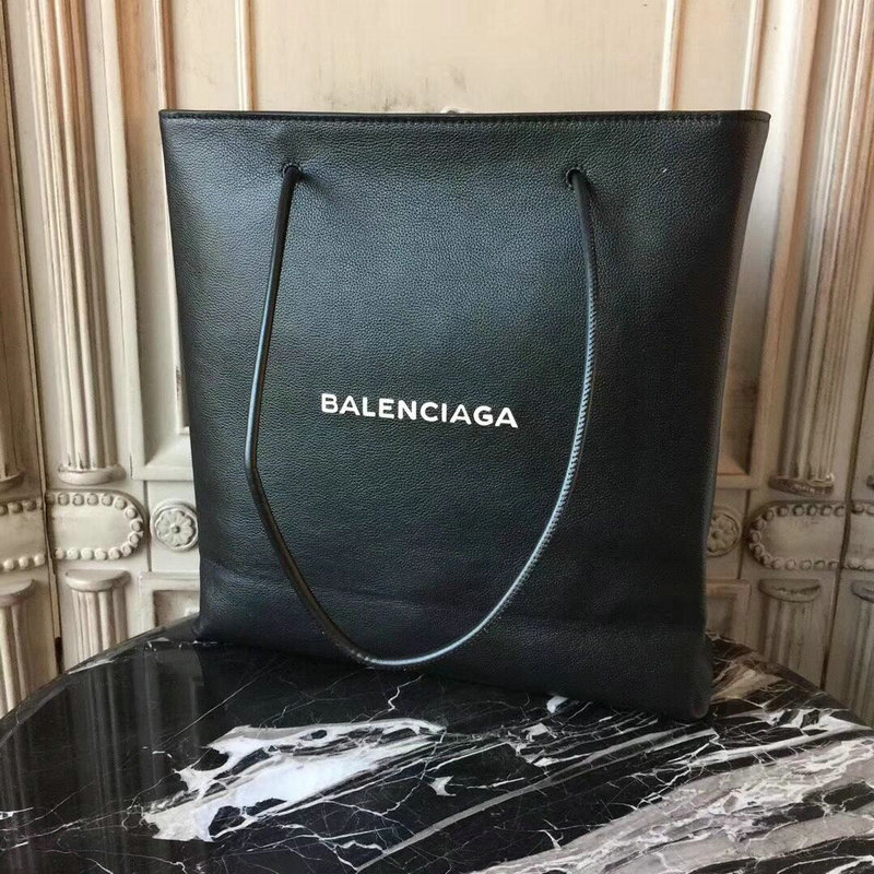 バレンシアガ BALENCIAGA  99-BA48254 2019年最新入荷 ショッピングバッグ トートバッグ ギフト袋 プレゼント カーフスキン 黒