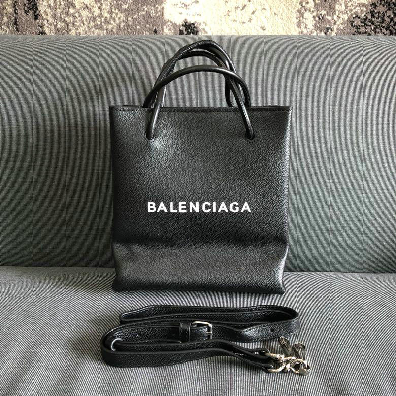 バレンシアガ BALENCIAGA 99-BAB19001 2019年最新入荷 ショッピングバッグ トートバッグ 2way ショルダーバッグ ギフト袋 プレゼント カーフスキン 黒