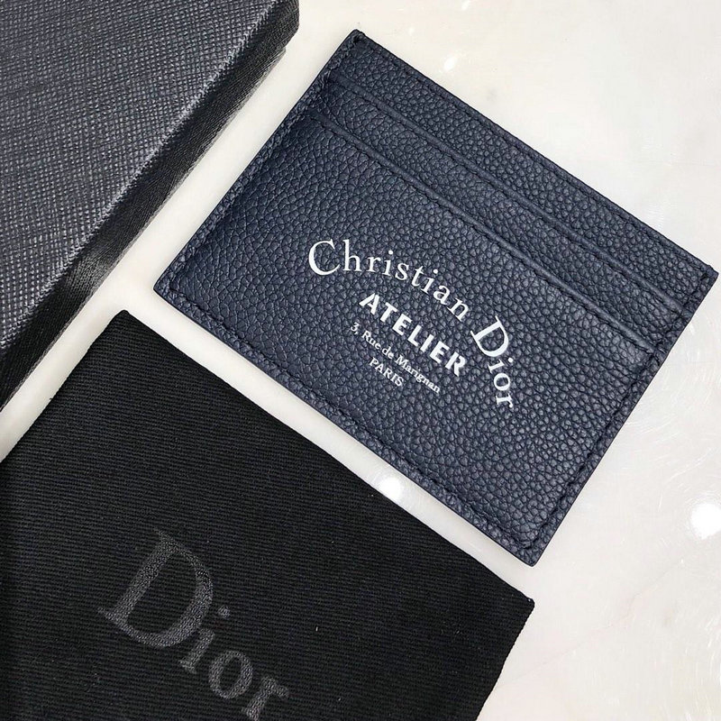 クリスチャンディオール 　CHRISTIAN DIOR  99-CDK19001 2019年最新入荷 カードケース カーフスキン 黒