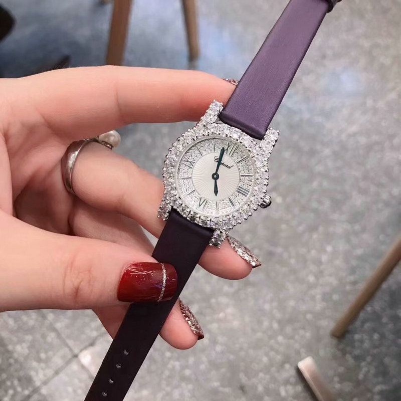 ショパール ZX-CHPT19002 CHOPARD 2019年最新入荷 L'HEURE DU DIAMANT watch 腕時計 本革ベルト ウォッチ レディース ダイヤ 時計 女性用