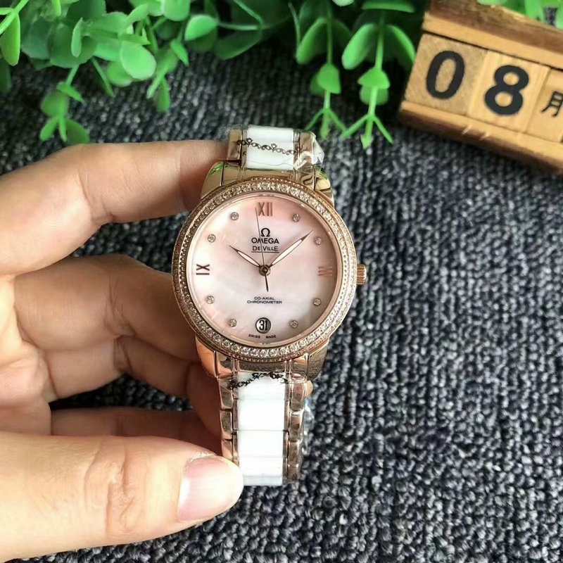 オメガ OMEGA ZX-OMT19044 2019年最新入荷 De Ville Prestig﻿e Watch デ ヴィル プレステージ ウォッチ レディース 腕時計 クォーツ 時計 女性用