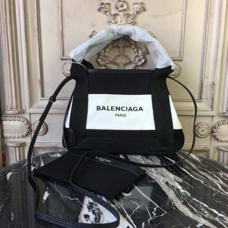 バレンシアガ BALENCIAGA GH-BAB19012 2019年最新入荷 ネイビー カバ ハンドバッグ ショッピングバッグ ママバッグ ラージ ポーチ付き