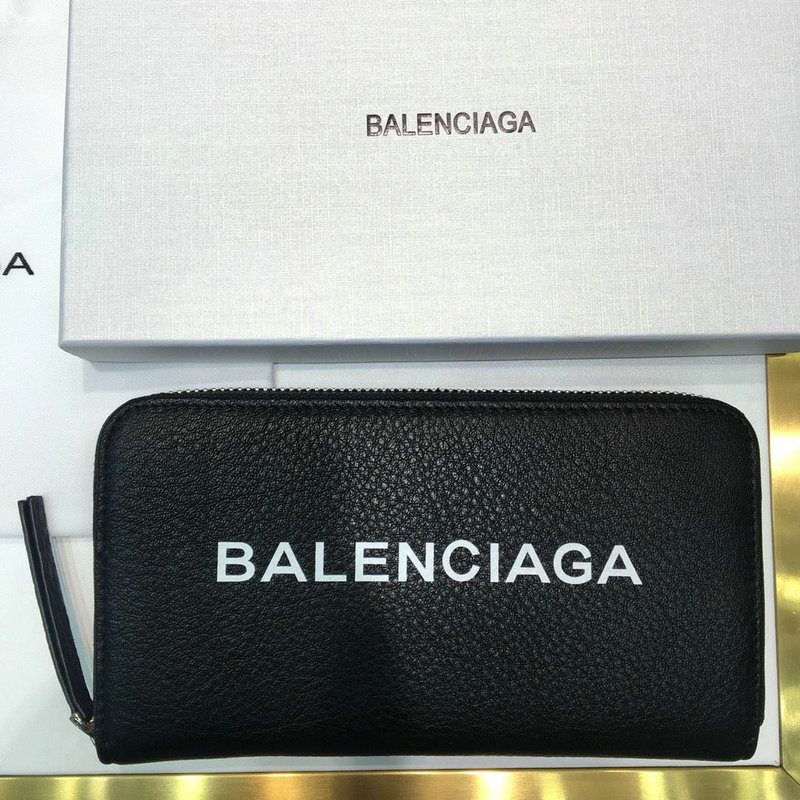 バレンシアガ BALENCIAGA GH-BAS19008 2019年最新入荷 ラウンドファスナー長財布 ジッピーウォレット カーフスキン 小銭入れ