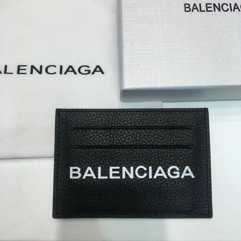 バレンシアガGH-BAS19009  BALENCIAGA 2019年最新入荷 エブリデイ マルチカード カードケース カーフスキン 黒