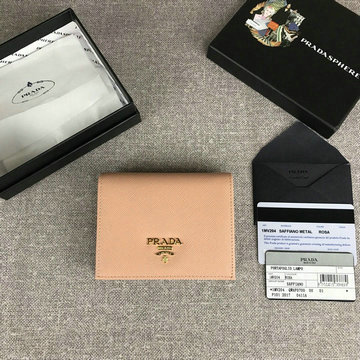 プラダ PRADA JS-PD1MV204JX 2020年最新入荷 二つ折り短財布 ショートウォレット カードケース カーフレザー