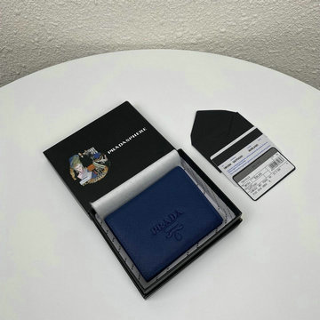 プラダ PRADA JS-PD1MV204ZL 2020年最新入荷 二つ折り短財布 ショートウォレット カードケース カーフレザー