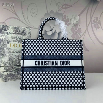 クリスチャンディオール CHRISTIAN DIOR 025-CD8022TL  2020年最新入荷 Book Tote ブック トートバッグ ハンドバッグ 刺繍入り