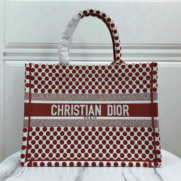 クリスチャンディオール CHRISTIAN DIOR 025-CD8022TR 2020年最新入荷 Book Tote ブック トートバッグ ハンドバッグ 刺繍入り