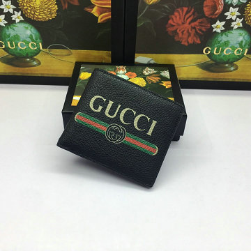 グッチ GUCCI  057-GG496309 2019年最新入荷 二つ折り短財布 ショートウォレット カードケース カーフスキン