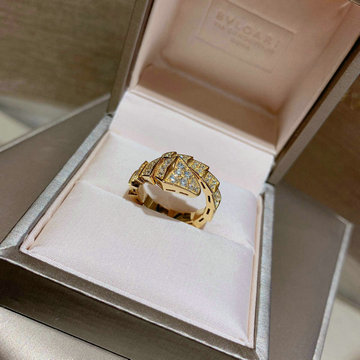 商品名称：ブルガリ BVLGARI  CZZ-BVJZ19006 2019年最新入荷 セルペンティ リング 2バンドリング パヴェダイヤモンド 指輪