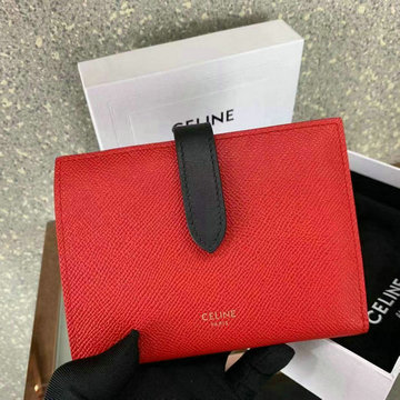 商品名称：セリーヌ　DD-CE1131RD 2018年最新作　二つ折り財布　カードポケット付き