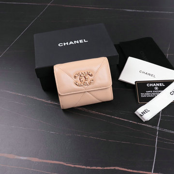 シャネル CHANEL  JS-CH0954 2020年最新入荷 三つ折り短財布 ショートウォレット カードケース 札入れ レザー 小銭入れ