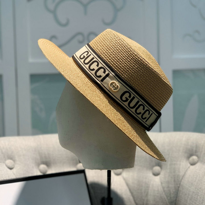 商品名称：グッチ GUCCI  057-GG97172 2020年春夏最新入荷 帽子 サンハット ワイドスリムハット キャンパス