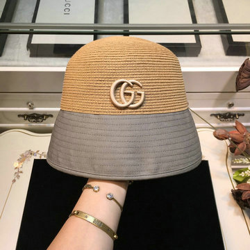 商品名称：グッチ GUCCI 057-GGM20015 2020年春夏最新入荷 ストローハット 帽子 サンハット ワイドスリムハット カジュアルスタイル キャンパス