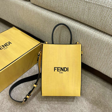 フェンディ FENDI BXN-FD56813Y 2021年最新作 パック ショッピングバッグ スモールバッグ トートバッグ ハンドバッグ 2way ショルダーバッグ