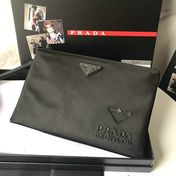 プラダ PRADA 2021年最新入荷 ポーチ 手持ちかばん クラッチバッグ メンズかばん ビジネスバッグ レザー