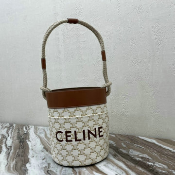 商品名称：セリーヌ CELINE DDB-CE196272BB　2021年最新入荷 CELINEプリント バゲットバッグ ドローストリングバッグ 肩掛け ショルダーバッグ トートバッグ レディースかばん