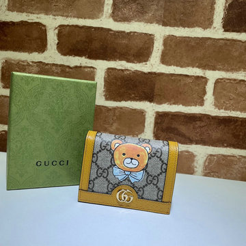 グッチ GUCCI 057-GG660510BY　2021年最新入荷 GGマーモント カードケース ウォレット 二つ折り短財布 名刺れ コインケース 小銭入れ