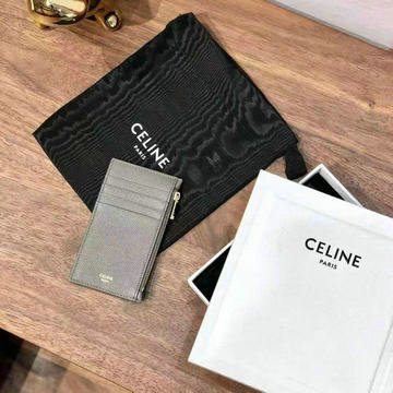 セリーヌ CELINE 99-CE88007HS　2021年最新入荷 コンパクト ジップドカードホルダー カードケース コインケース 小銭入れ カーフスキン