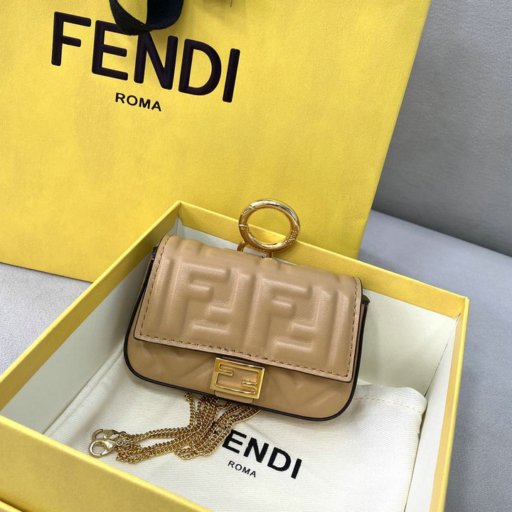 フェンディ FENDI 168-FD0136FX　2021年最新入荷 バゲットポーチ ミニ クラッチバッグ 小銭入れ 短財布 手持ちかばん