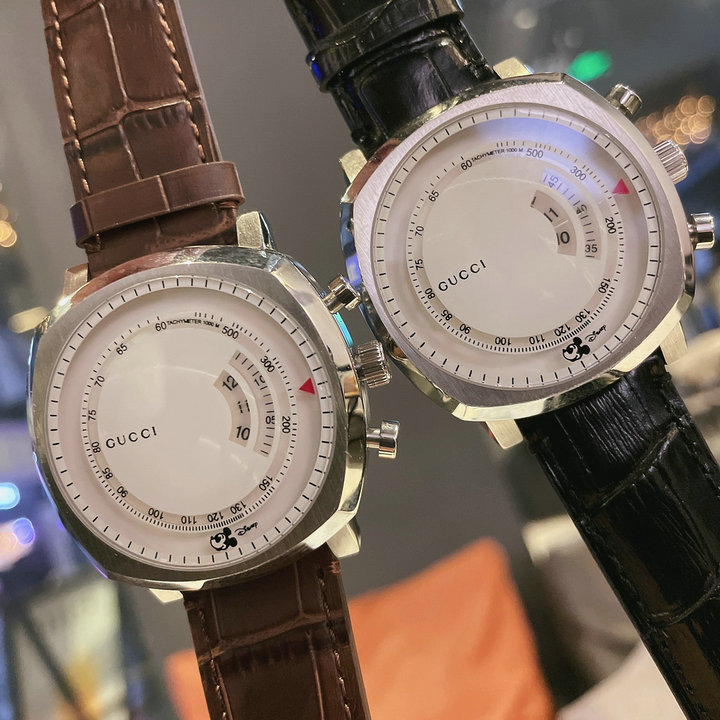 グッチ GUCCI ZX-GGT22005P　2022年最新入荷 グリップ メンズウォッチ 男性用 腕時計 時計 本革ベルト ステンレススティール クォーツムーブメント