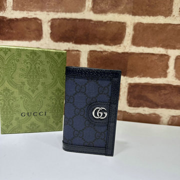 グッチ GUCCI 057-GG734943BLS 2023年最新入荷 オフィディア GG カードケース 二つ折り短財布 ショートウォレット