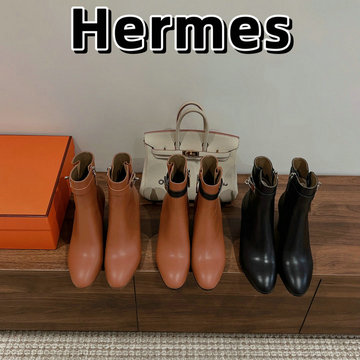 エルメス HERMES 26-HEJ23007  2023年秋冬最新入荷 アンクルブーツ ハイヒール ショートブーツ カジュアルシューズ レディースシューズ 靴