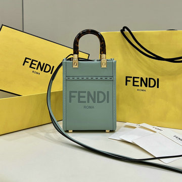 フェンディ FENDI 168-FD8376QG 2023年最新入荷 サンシャイン ショッパー スモール トップハンドルバッグ トートバッグ 2way ショルダーバッグ