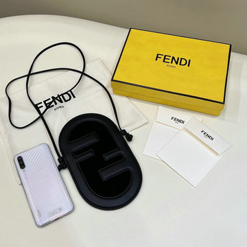 フェンディ FENDI 168-FD8526BK 2023年最新入荷 携帯電話ポーチ スリム クラッチバッグ 斜め掛け ショルダーバッグ クロスボディバッグ スマートフォンケース レディースかばん
