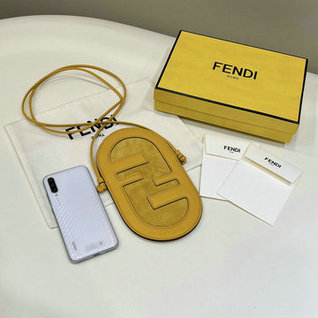 フェンディ FENDI 168-FD8526YL　2023年最新入荷 携帯電話ポーチ スリム クラッチバッグ 斜め掛け ショルダーバッグ クロスボディバッグ スマートフォンケース