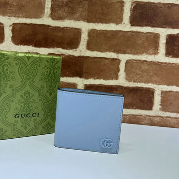 グッチ GUCCI 057-GG428726ZQL　2023年最新入荷 二つ折り短財布 ショートウォレット カードポケット 札入れ カーフレザー
