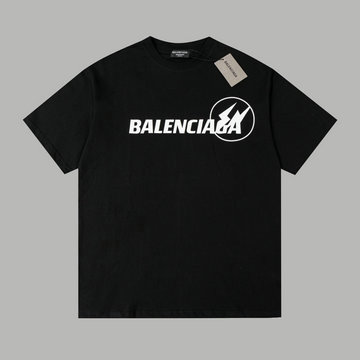 バレンシアガ BALENCIAGA MS-TDBA23010 2023年最新入荷 Tシャツ 半袖 ショートスリーブ スウェットシャツ 短袖 クルーネック トップス レジャーシャツ 男女兼用