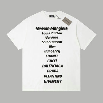 バレンシアガ BALENCIAGA MS-TDBA23011 2023年最新入荷 Tシャツ 半袖 ショートスリーブ スウェットシャツ 短袖 クルーネック トップス レジャーシャツ 男女兼用