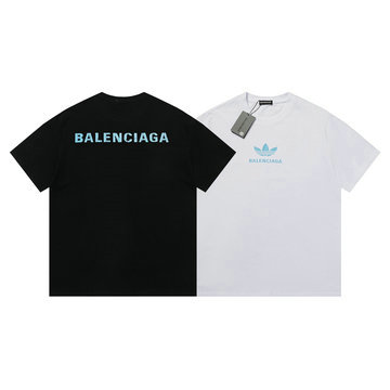 バレンシアガ BALENCIAGA MS-TDBA23012 2023年最新入荷 Tシャツ 半袖 ショートスリーブ スウェットシャツ 短袖 クルーネック トップス レジャーシャツ