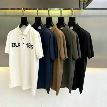 バーパリー BURBERRY MS-TDBR23015 2023年最新入荷 ポロシャツ 半袖 メンズ ショートスリーブ スウェットシャツ 短袖 トップス 開襟レジャーシャツ